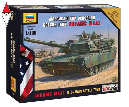 100 zvezda abrams m1a1 - zvezda, u.s