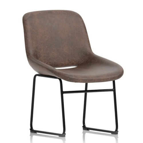 Sedia bistrot ecopelle stile