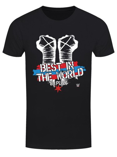 Shirt nera uomo wwe - wwe, cm