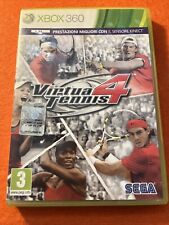 GIOCO VIDEOGIOCO XBOX 360 ITALIANO VIRTUA TENNIS 4 COMPLETO COLLEZIONE