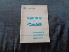 MOTOBECANE SUPERMOBY MOBYLETTE LIBRETTO ISTRUZIONI PER  USO E MANUTENZIONE