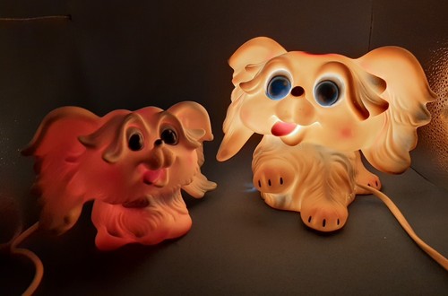 Coppia abatjour cagnolini - abatjour,
