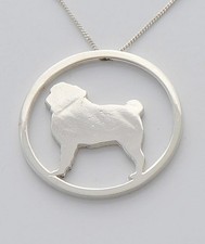 Girocollo in argento a cerchio