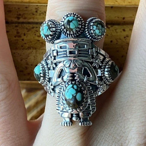 Anello bambola kachina vero - anello,