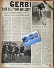 MORTE GERBI DIAVOLO ROSSO ASTI CICLISMO VIVA TRIESTE RIVISTA TUTTI 1954 COMPLETA