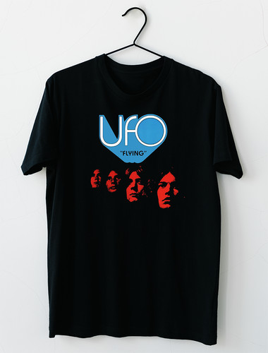 Shirt ufo flying l xl - ufo,
