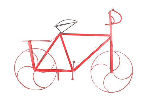 Bicicletta tavolo rossa - bicicletta,