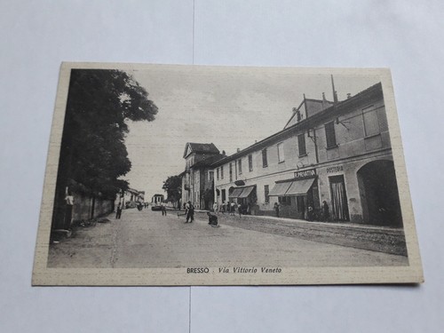 Cartolina bresso via vittorio - cartolina,