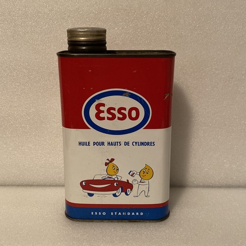 Vintage raro olio esso - esso, latta