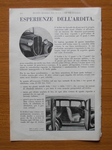 1933 fiat ardita - ardita, 518