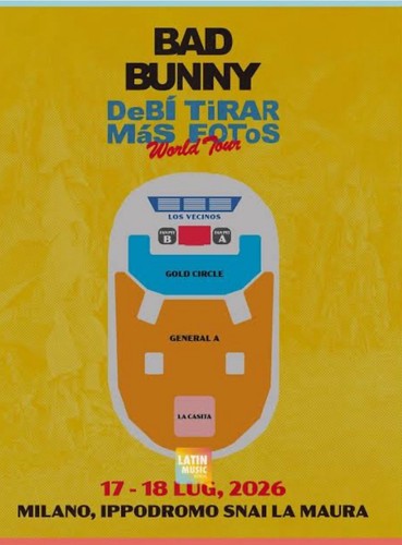 Biglietto bad bunny - bad,
