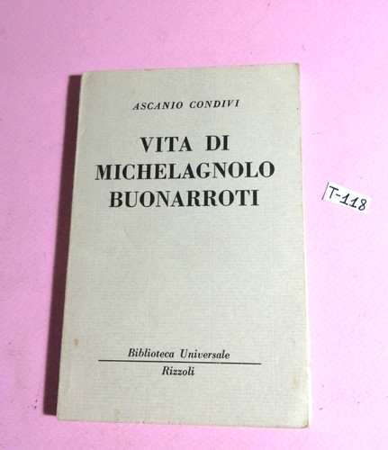 Libro ascanio condivi vita - libro,