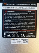 batteria 36v al litio pacco