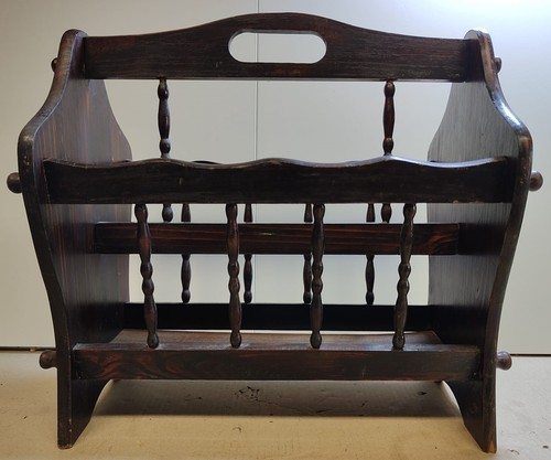 Portariviste legno vintage - in,