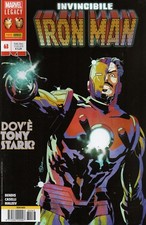 Invincibile Iron Man 63.Dov'è Tony Stark?.Marvel Legacy-Panini Comics
