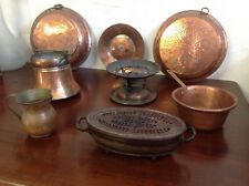 lotto oggetti rame vaso