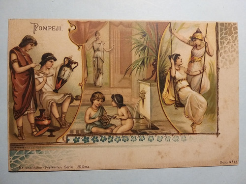 Pompei affreschi - (napoli)., affreschi.