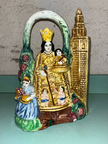 Sacra famiglia ceramica - famiglia, in