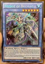 Yugioh 2015 Nekroz di Brionac THSF-EN014 Rara Segreta 1° Edizione NM