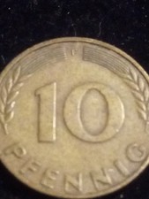 GERMANY # 10 pfennig 1950 F