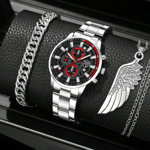 Orologio polso acciaio punk - acciaio,