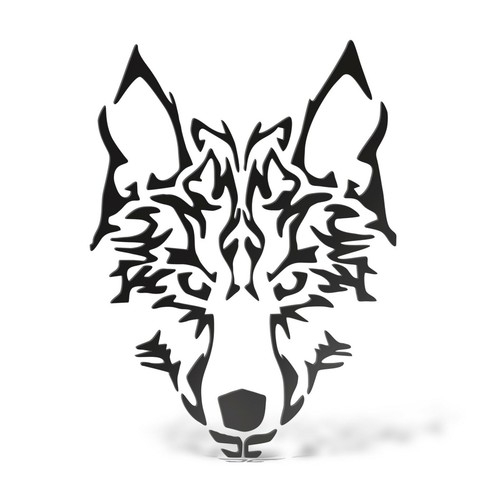 Sticker lupo adesivo parete - sticker,