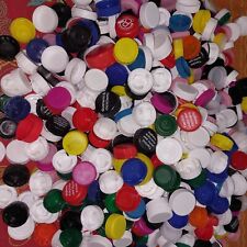 500 TAPPI di plastica a vite (filettati) di bottiglie varie