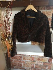 Giacca Crop Zara In Velluto Maculato