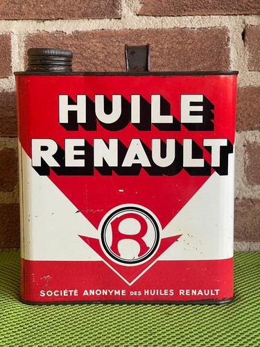 Renault latta olio vintage