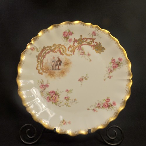 Piatto limoges blakeman - b&h,