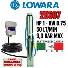 POMPA SOMMERSA POZZI LOWARA