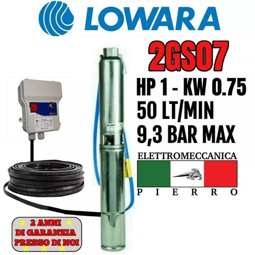 Pompa sommersa pozzi - pozzi, lowara