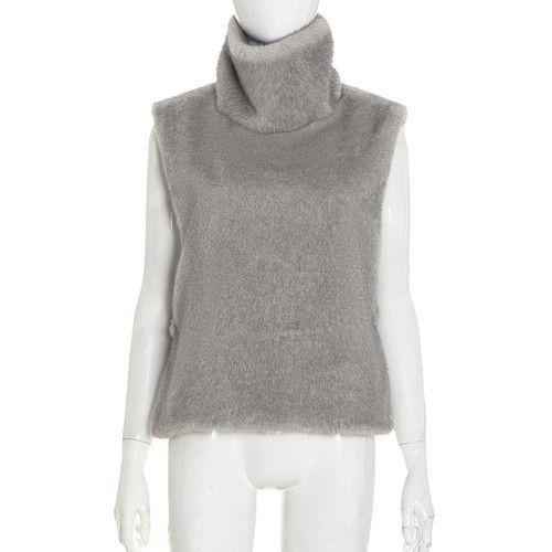 Gilet finta pelliccia da - finta,