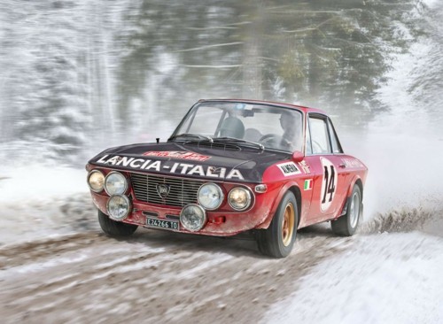 Italeri lancia fulvia hf - 1/24,