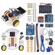 Kit telaio auto robot intelligente tracciamento evitamento fai da te modulo ultrasuoni per Arduino