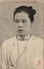CPA Cochinchine Femme de Mytho