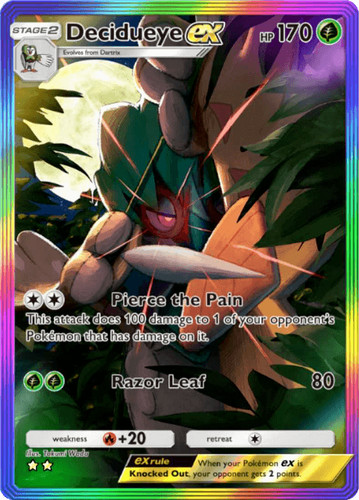 Decidueye rainbow - (fast), ex