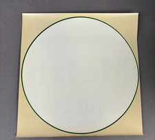 Insegna pubblicitaria decalcomania pompa gas 9" MOBIL METRO vintage anni 50-60 NOS di Palm Brothers