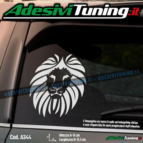 Adesivo leone tribale - adesivo,