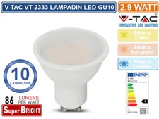 Confezione pezzi tac - 10, v-tac