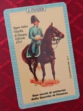 Calendario tascabile plastificato GUARDIA DI FINANZA 2000