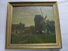 Quadro olio con cornice in