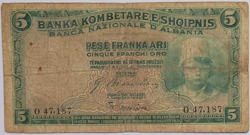 Albania franga ari 1926 2 - 5,
