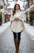 Poncho maglione donna Flavio