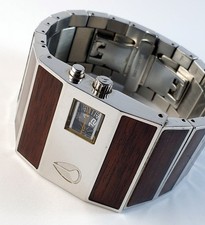 ICONICO OROLOGIO NIXON "THE ROTOLOG" LEGNO E ACCIAIO - PERFETTAMENTE FUNZIONANTE