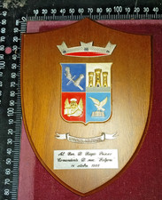 CREST COMANDO 5^ ZONA MILITARE CON DEDICA COMANDANTE DIVISIONE FOLGORE RARITA'