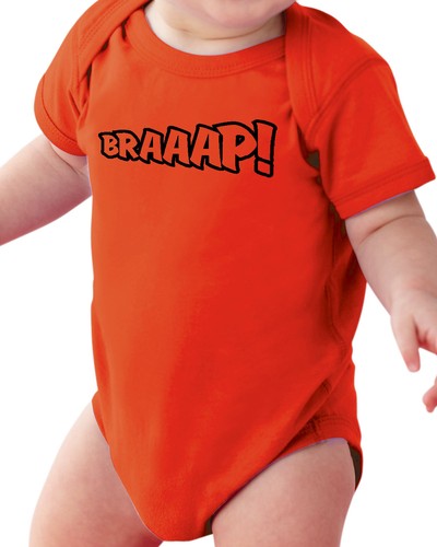Braaap bébé chemise creeper - braaap!,