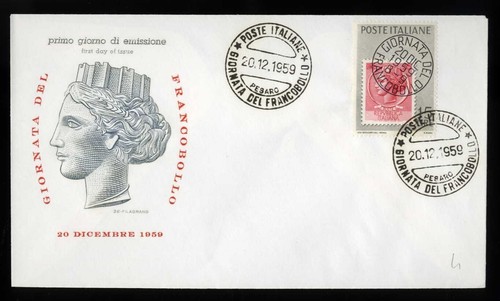 Italia 1959 fdc filagrano - italia,