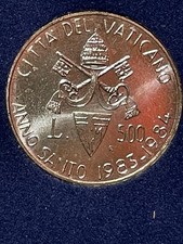 Moneta VATICANO 500 Lire 1983