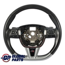 Seat Leon 1P II FR Volante In Pelle Nera Con Palette A Fondo Piatto 5P0419091BC